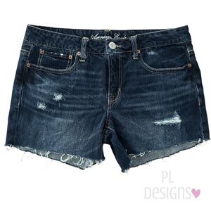American Eagle Denim Shorts Distressed
